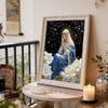 Pearl Painting Kit Virgin Mary Theme Frameless Handicraft DIY Bedroom Decoration Living Room Wall Art Room Decoration Art Craft Decoration