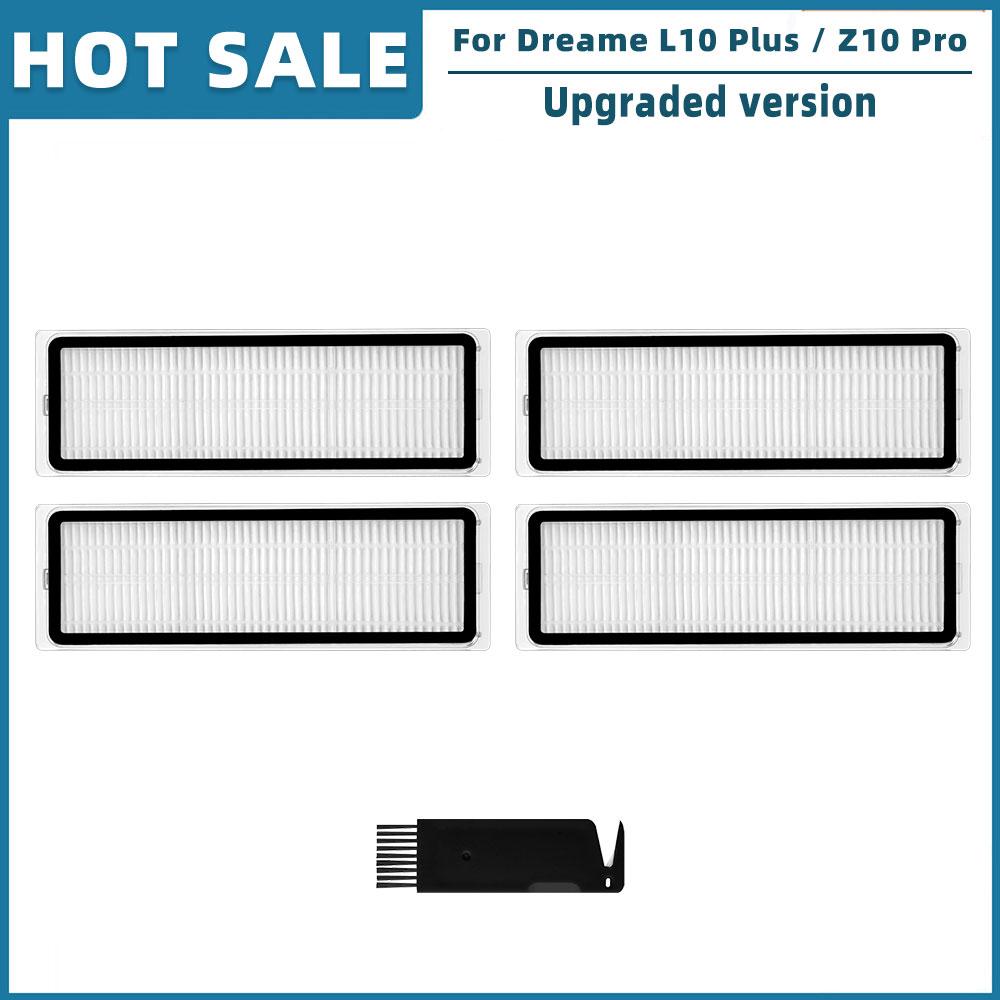 Kompatibel für Dreame Bot L10 Plus / Z10 Pro Saugroboter RLS5D Ersatzteile Zubehör Haupt-Seitenbürste Filter Staubbeutel Mopplappen