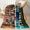 Goalkeeper Saves Ball. Blanket Durable Comfort Perfect for Livingroom Seaside Bed All-Season Use Playful Design Gifts For Family Or Friends