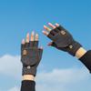 Knitted Fingerless Covered Gloves Autumn and Winter Thick Warm Touch Screen Gloves Men and Women Gloves Warm Half Finger Student