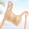 Invisible Bra Women's Jelly Soft Support Underwear Thin Large-sized Full-cup Bra Push Up Bra