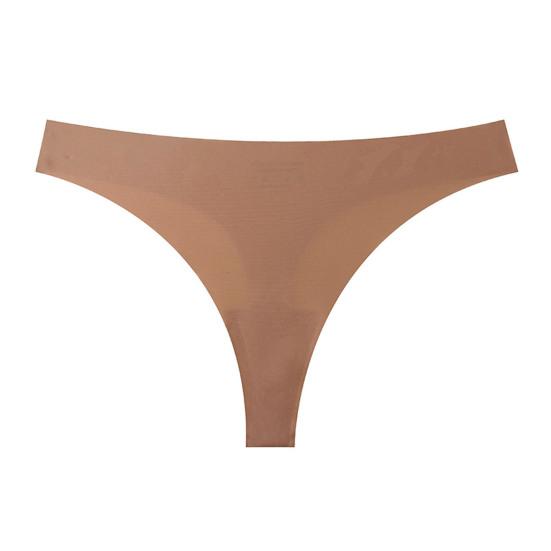Seamless Women Thongs Low Waist No Show Ladies Workout Underwear Sexy Stretch Soft Breathable Panties