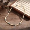 Bohemian Turquoise Coconut Shell Beaded Men's Layered Necklace