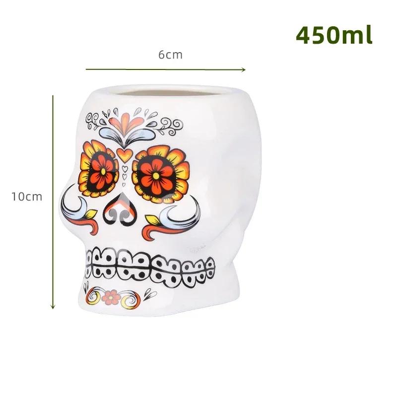 60 Types Ceramic Hawaii Tiki Mugs Creative Cocktail Glasses Beer Glass Martini Glasses Wine Glass Funny Cup Gift for Men