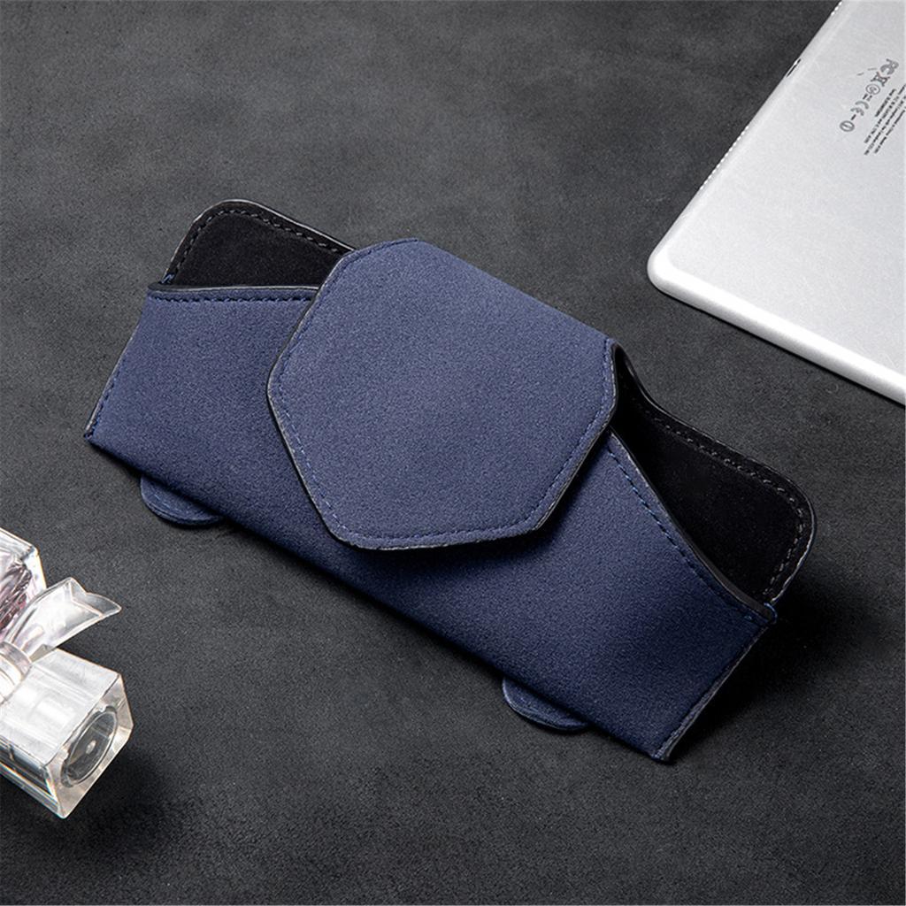 Car Glasses Case Universal Fit Vehicle Storage Solution Sunglasses Holder Adjustable Sun Visor Clip For Travel Essential Road