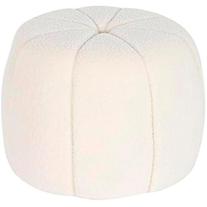 Repose-pieds Standard - DKD Home Decor - Blanc - Salon - Adulte - 38 Cm - 50 Cm - Contemporain - Design