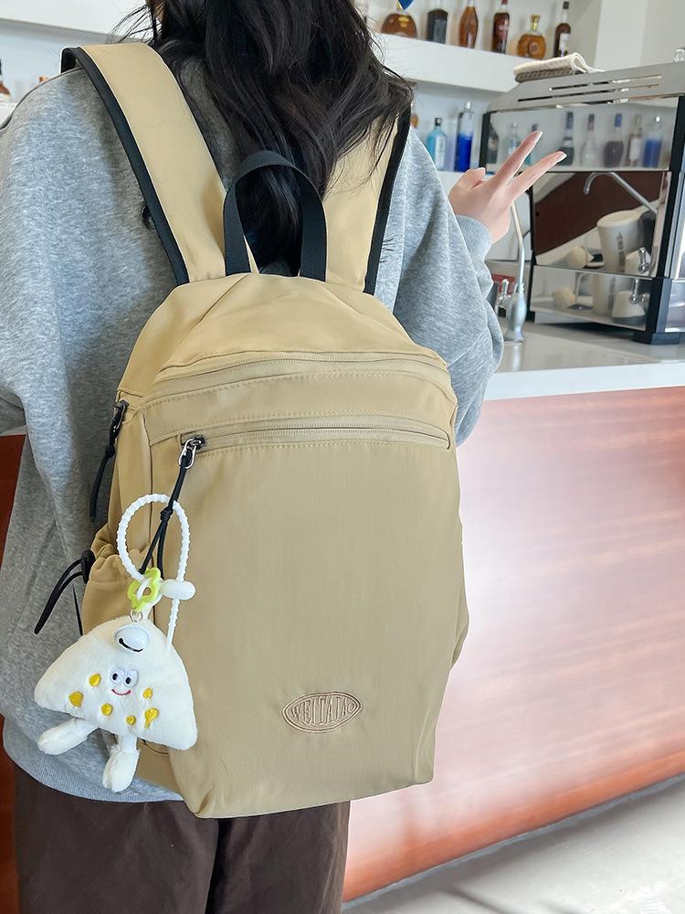 Stylish and simple backpack Student schoolbag New casual cycling backpack