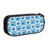 Jack and Jill of America  Kawaii Pencil Cases Girl Boy Large Capacity Checkered Plaid  Pencil Pouch Students Stationery