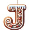 26 Letter Acrylic 2D Flat Christmas Letter Pendant  Christmas Tree Hanging Pendent Ornament Keychain Holiday Party Decor Supplie