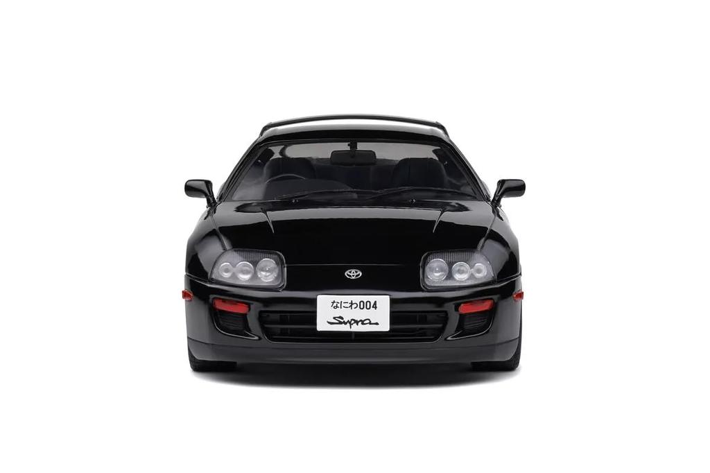 Solido Scale Toyota Supra A80 1993 Black Diecast Model S1807606 1/18 Car, [Used]