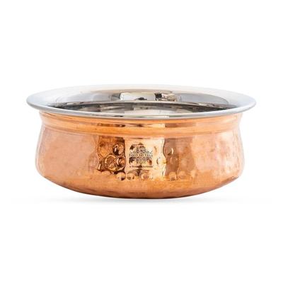 Steel Copper Serving Handi Bowl, Serveware & Tableware, Home Restaurant, Volume-100 ML, Pack of 1