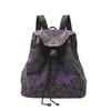 Neue Geometrie Damen Holographische Schulter Rucksack Mode Student Frauen Einkaufstasche