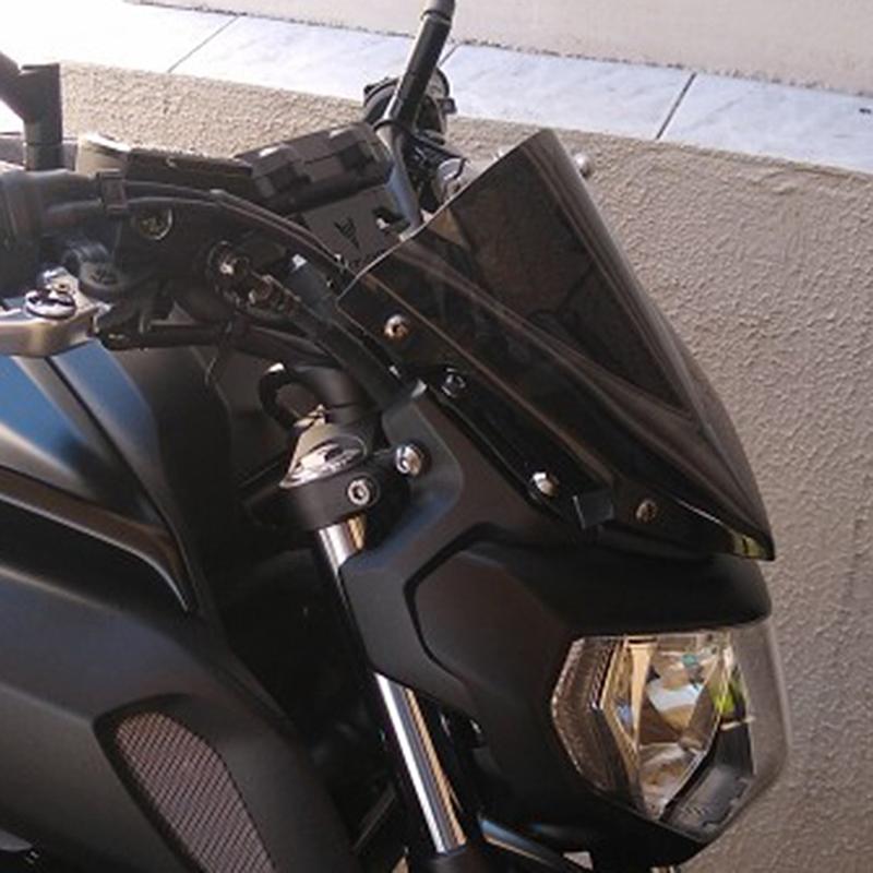 Motorcycle Front Windshield Visor Aerodynamic Windscreen Deflectors Spoiler Guard Protector For YAMAHA MT-07/FZ-07 2018-2021
