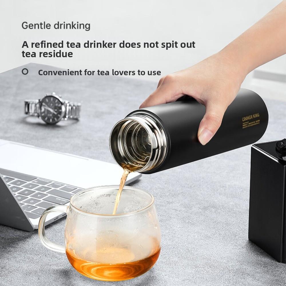 COOKER KING 490ml Thermos Cup 316 Food Grade Stainless Steel Water Bottle Easy To Clean Long Lasting Insulation Outdoor Kettle