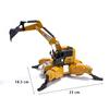 Ingenieurwesen Trägheitsfahrzeug Verwandlungsfähiger Kran Bagger Spielzeugfahrzeug Auto Traktor Modell Die-Cast Legierung+Kunststoff für Kinder Geschenk