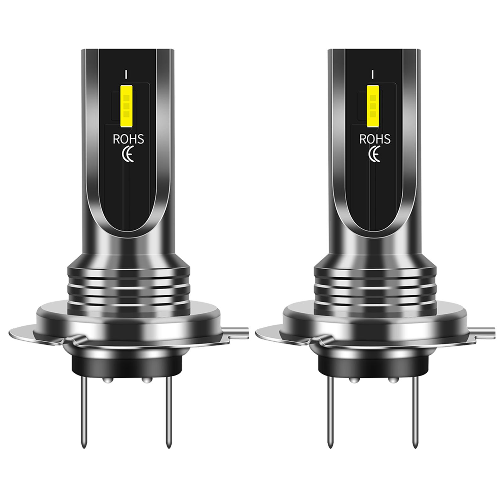 

2 шт. светодиодные лампы H7 для фар 80 Вт 1860 CSP 5000 лм/комплект супер яркие 6000 К белые сменные противотуманные фары DRL автомобильные аксессуары комплект белый