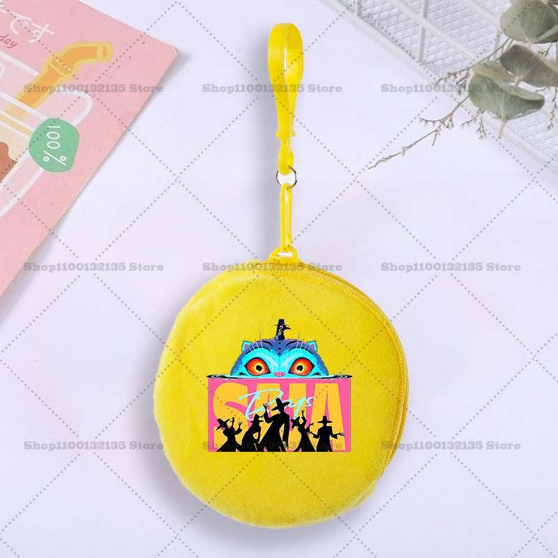 Kpop Demon Hunter Coin Purse Cute Boys Girls Portable Wallet Minnie Cartoon Printed ID Card Storage Bag Children Birthday Gifts