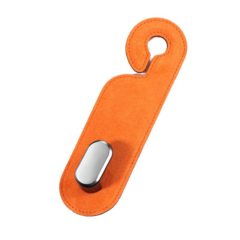 Luxury Suede Car Seat Back Storage Artifact Pendant Interior Single Durable Hook Holder