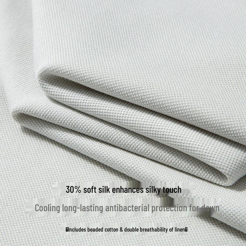 Men's Mulberry Silk Blend Polo T-Shirt