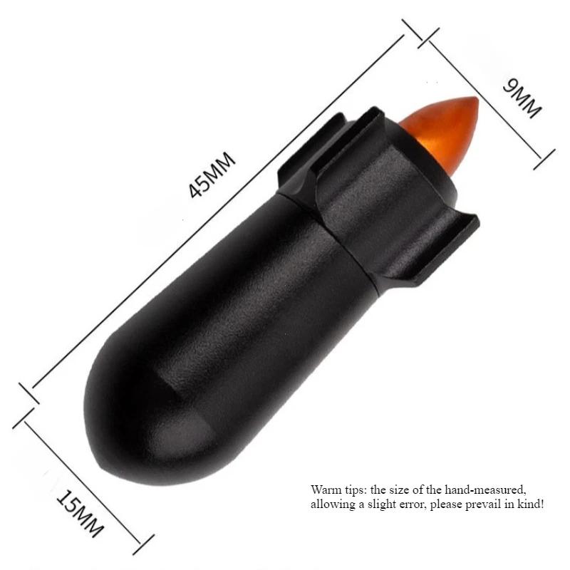 New Mini Waterproof Metal Bottle Storage Portable Pill Box Aluminum Alloy EDC Seal Storage Capsule Box Outdoor Camping Tool