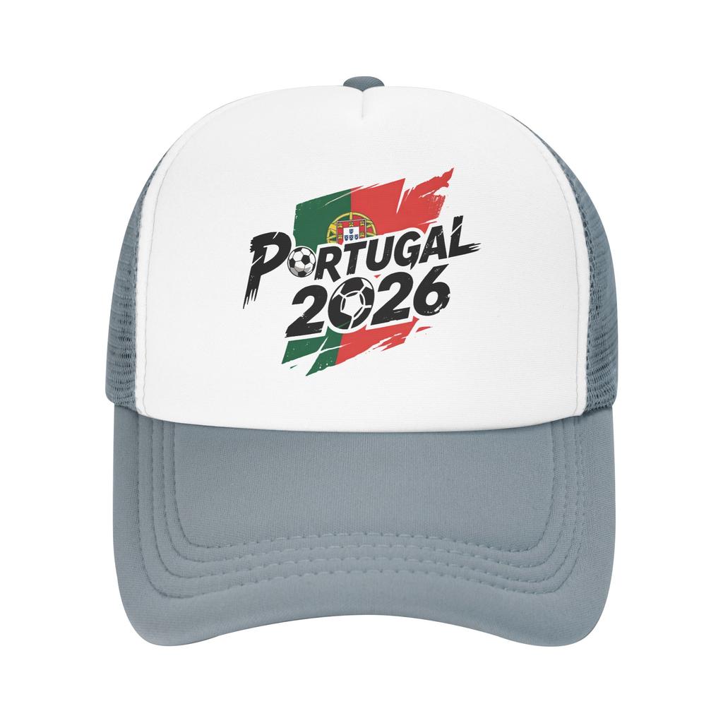 Portugal Football Match Mesh Baseball Cap Adult Sun Hat Usa Canada Mexico Soccer Hats Adjustable Summer Trucker Hats
