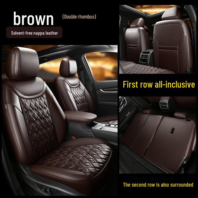 

2024 T-Roc Чехол на сиденье из кожи наппа - Полный охват, Всесезонная подушка Custom Full-Surround for Five Seats