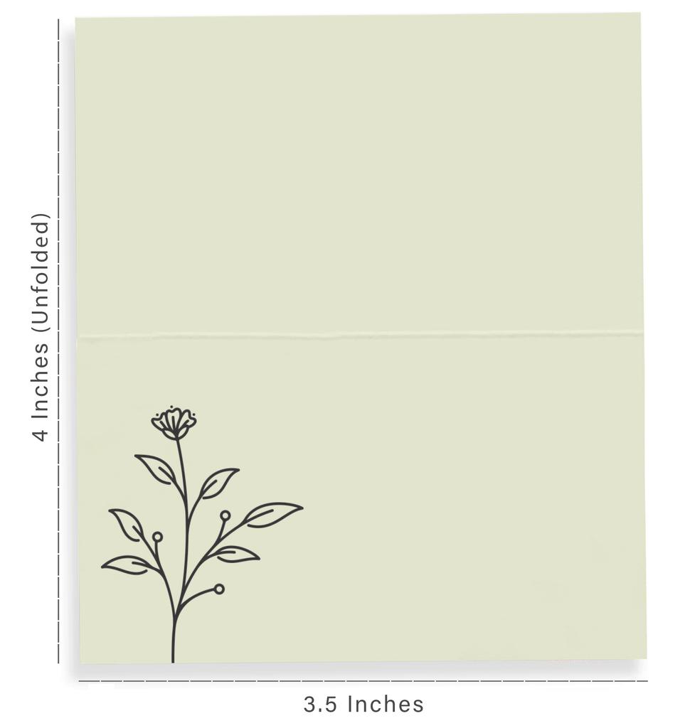 Inkdotpot Pacote com 24, cartões de mesa de tenda impressos para configuração de mesa para casamento, cartões de acompanhante com nome de casamento