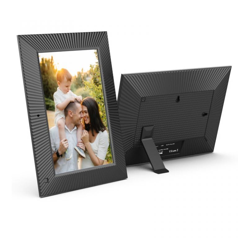 KEIAN 10,2-Zoll-Digitalbilderrahmen. IP-LCD-Panel mit großem Betrachtungswinkel. Ausgestattet mit einem 10,1-Zoll-Bewegungssensor! KDP10.1-N01-BK