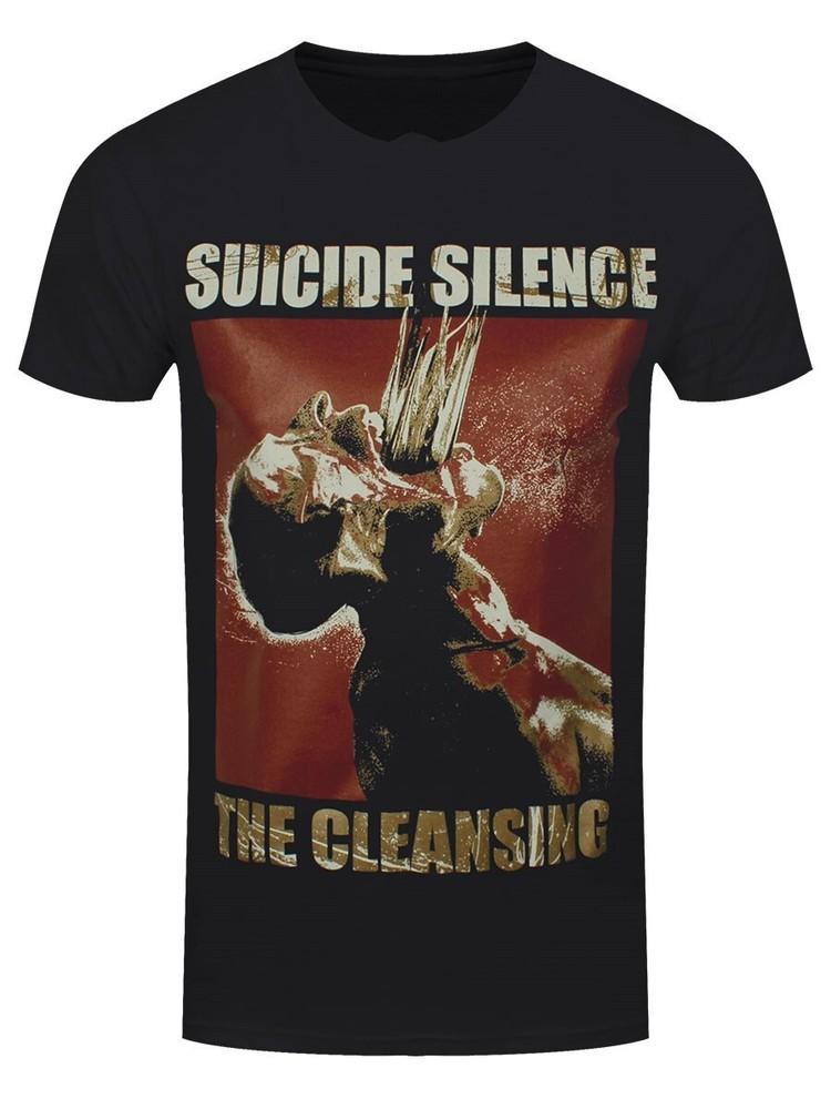 Suicide Silence Футболка The Cleansing Классическая Черная Унисекс L