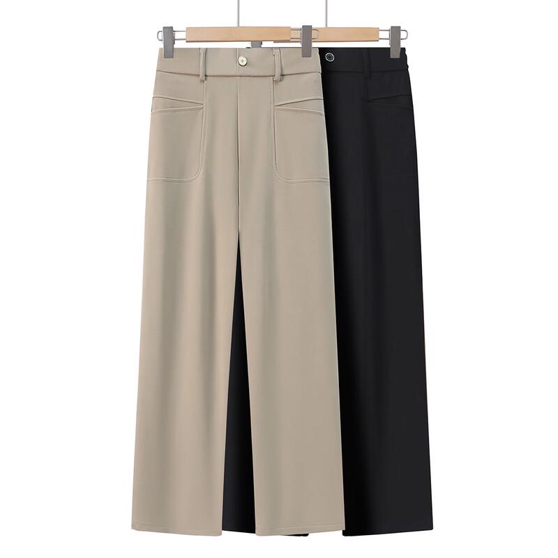 Women's Mid-Rise Straight-Leg Casual Pants