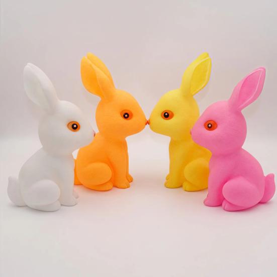 Schreiendes Kaninchen Quietschespielzeug mit realistischem Geräusch Weiches TPR Fidget zur Stressbewältigung Streiche Süßes tierförmiges Dekompressions-Gadget für Kinder Erwachsene