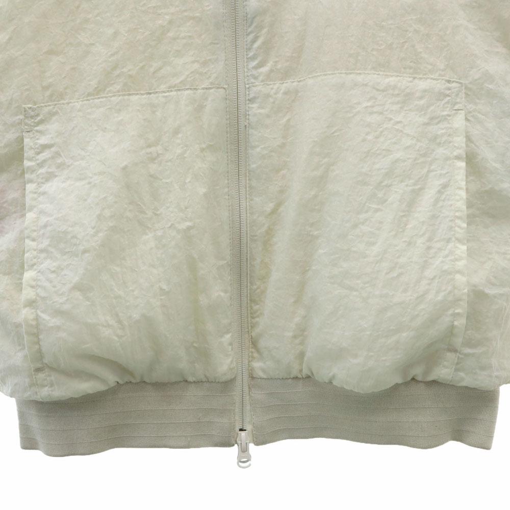 Nike Swoosh Logo Reversible Jacket S White Bore Men's Used