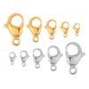 20pcs Grade A Stainless Steel Lobster Clasps Claw Clasps for Bracelet Necklace Jewelry Making Findings 9mm-15mm