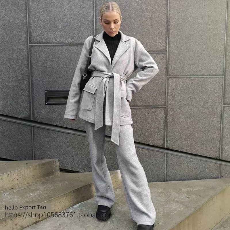 Fashion Style New Arrival Fashion Suit Tops Pants Stylish Two-piece Set Top and Trousers Suit