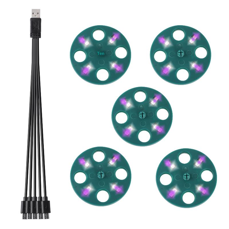 1 Set Greenhouse Germination Led Plant Light For Seeding Starter Kit With Dome Grow Light For Seed Starter Plants Tools