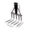 Vegetable Field Rake Steel Garden Weeding Rake Heavy-duty Steel Weeding Rake Hand Weeder Set for Gardening Vegetable Field Soil