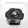 Cold Shoe Mount Adapter 1/4" Screw Thread Cold Shoe Flashing Stand Adapter for DSLR Camera Rig Camera Flashing Shoe Mounts