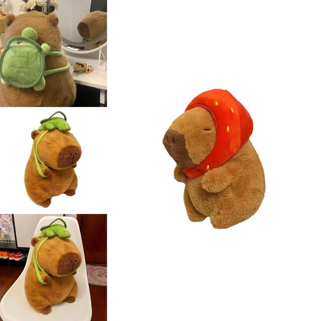 Adorable Capybara Plush Toy Pp Cotton Stuffed Animal Short Plush Water Rat Category 45cm