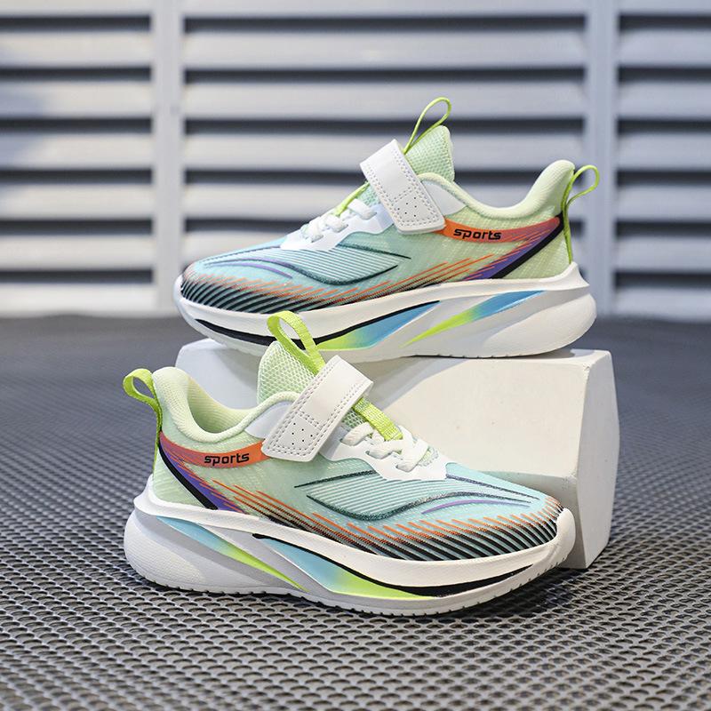 Children's running shoes Spring and summer mesh breathable, light, comfortable, fashionable and versatile students, middle and older children and b