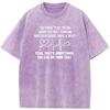 Funny Nurse Print Short Sleeve T-shirt Summer Cotton 230g Washed T-Shirt Novelty Casual Loose Bleached Tshirt