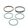 Turquoise Boheemse Multi-laags Verstelbare Elastische Armband voor Vrouwen