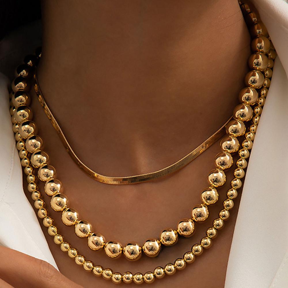 Colier elegant cu lanț șarpe multistrat - Straturi la modă europene și americane