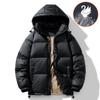 Black Gold 90 White Goose Down Jacket: Men's 2025 Thick, Warm Puffer – Trendy, Versatile Casual Outerwear
