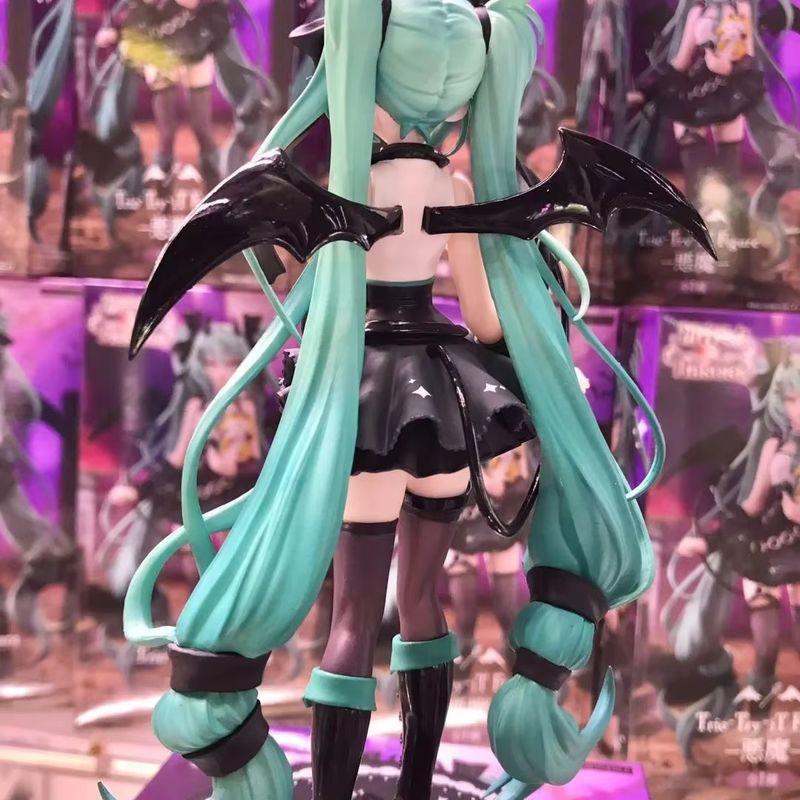 Hot 19Cm Hatsune Miku Anime Little Devil Raccoon Kawaii Action Figure Pvc Doll Model Figure Toys Desktop Decoration Holiday Gift
