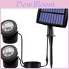 Outdoor Solar Spotlights For Pool Landscape Garden Ip65 Waterproof Led Light For Backyard Decor