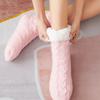 Floor Socks, Home Socks, Sleep Socks, Christmas Socks, Socks, Breathable, Warm Socks, Women's, Plush Mid Tube Socks