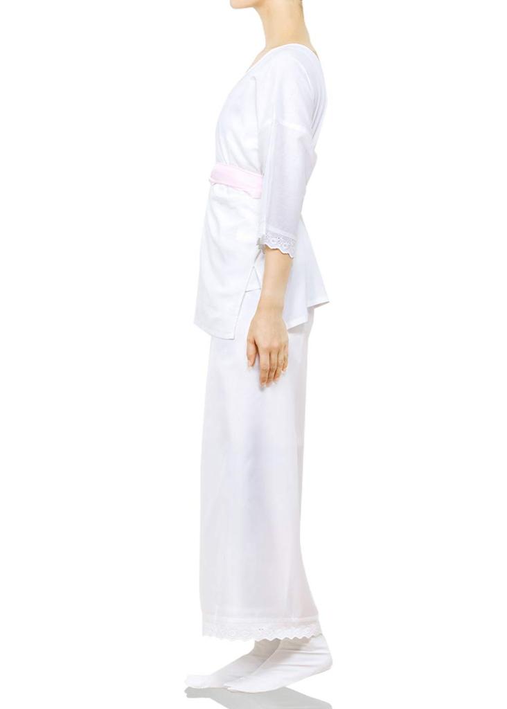 Kyoetsu Kimono Undergarment Set Hem and Fukusuke Tabi Size L Tabi Size Women's 3-Piece (Undergarment, Guard, Socks) (Undergarment, + Socks, 24.5cm)