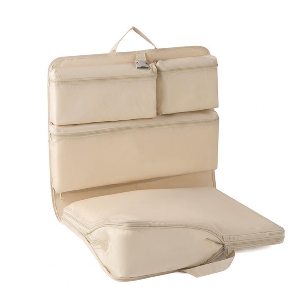 Wear-resistant Packing Cube Hanging Packing Cube with Multiple Compartments 6-in-1 Storage Bag Set Foldable Travel for Clothes