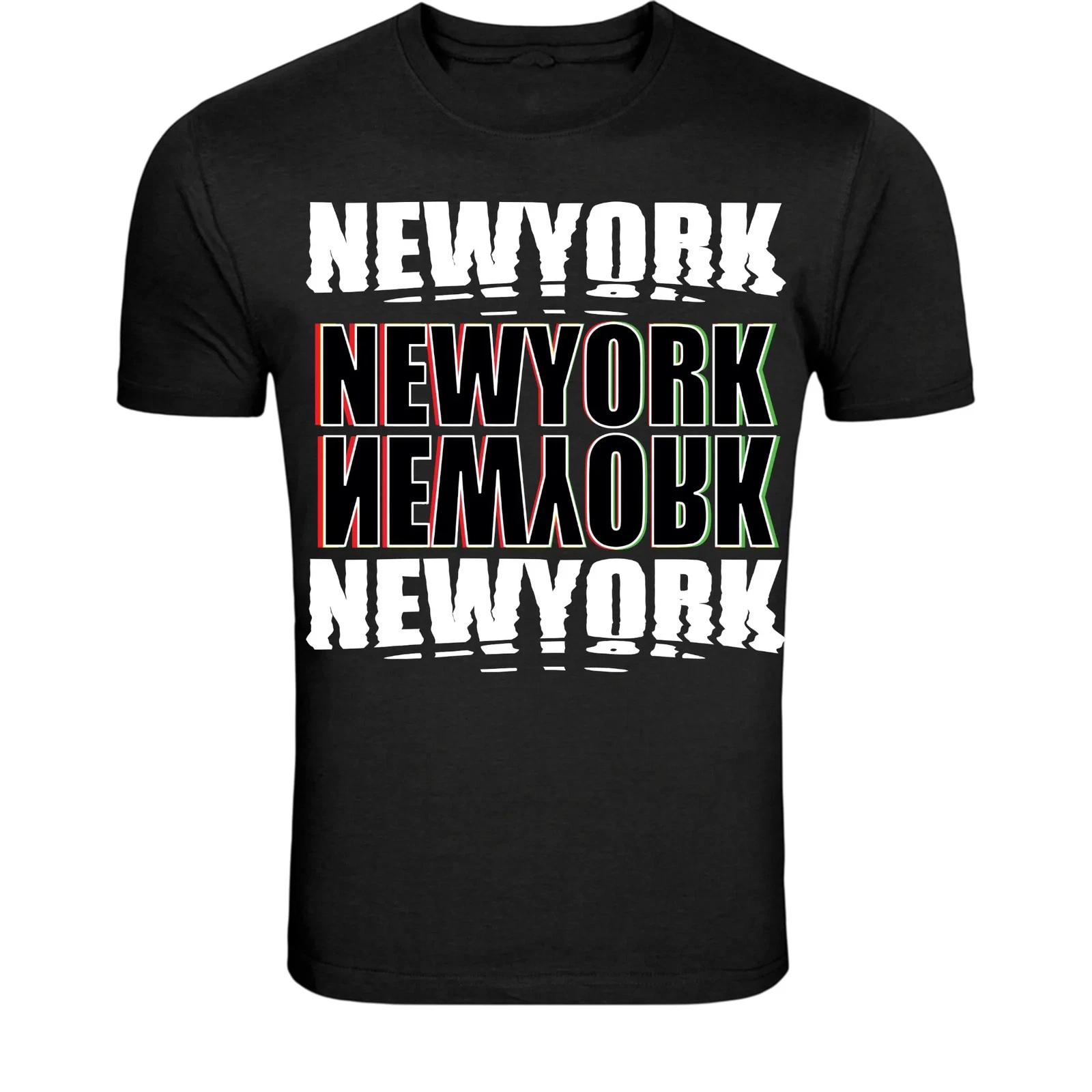New York Typography T-Shirt - Urban NYC Street Style Graphic Tee XL
