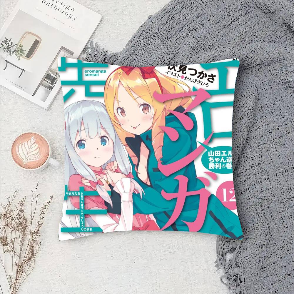 Anime Eromanga Sensei Pillow Case Sofa Cushion Cover Room Home Decoration